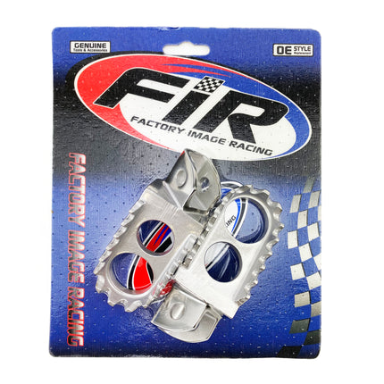 Foot Pegs Stainless Steel YZ, Yamaha 87-96 YZ125 YZ250, WR 3SP-27411-00-00, 3LD-27411-10-00, 3SP-27411-00-00, 3LD-27411-10-00