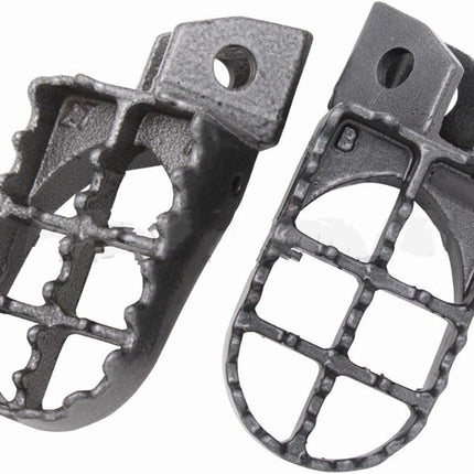 Foot Pegs Steel Grey 87-96 Yamaha YZ 125 250 WR 3SP-27411-00-00 3LD-27411-10-00
