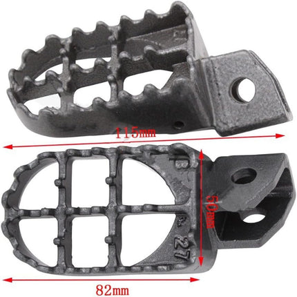 Foot Pegs Steel Grey 87-96 Yamaha YZ 125 250 WR 3SP-27411-00-00 3LD-27411-10-00
