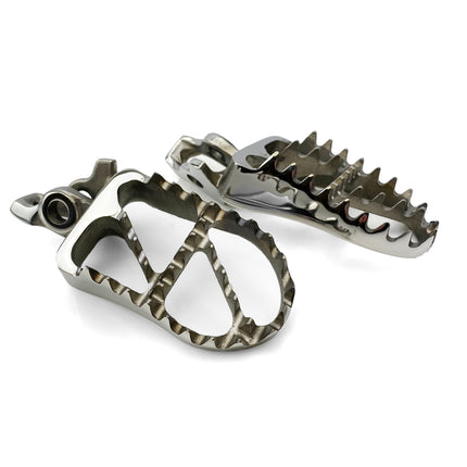 Foot Pegs Stainless Steel CRF, Honda CR 02-07, CRF 02-16