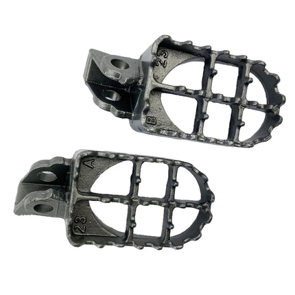 Foot Pegs Steel Grey KX65/85, KX100 RM65/100