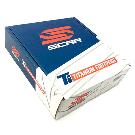 Titanium Footpegs Gripper 23-26 Fantic Yamaha Xxf WR YZ F Fx 250 450 60mm Wide 27 Teeth Scar S1517