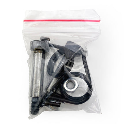 Foot Peg Set KLR650 Black Ss, Psychic MC-04040 Stainless 34028-0015, 34028-0014, 92145-0198, 92145-0199