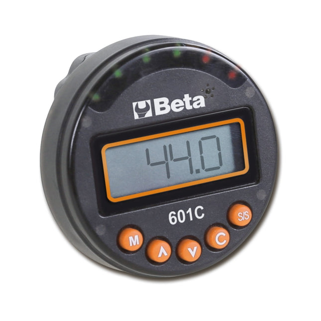 Digital Angle Indicator Beta Tools 601C Right Left-hand 2° Accuracy LED Buzzer Alerts