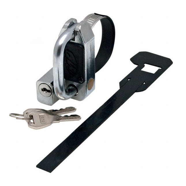 Chrome Universal Helmet Lock Motion Pro