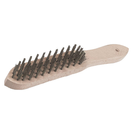 4 Row Steel Wire Brush 290mm Long