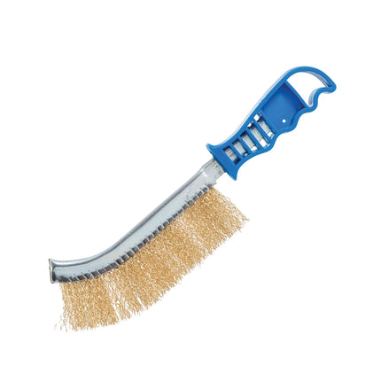 250mm Brass Plated Wire Bristle Brush