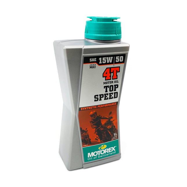 1L Top Speed 4T 15/50W, Motorex 7300036 Oil
