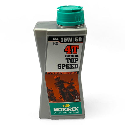 1L Top Speed 4T 15/50W, Motorex 7300036 Oil
