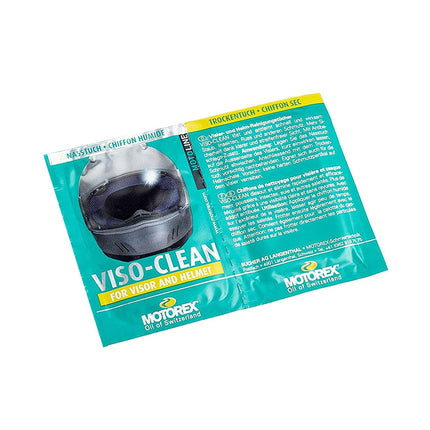 Individual Visor Clean Wipes Single, Motorex 7300641
