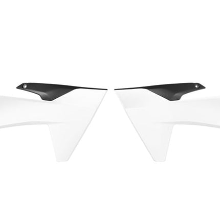 Radiator Scoops 2024-2025 KTM Sx 65, White/black Rtech R-CVKTMBNNR2465