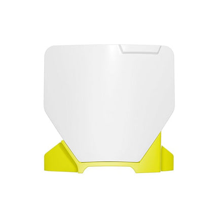 Front Plate 2024 Husky TC65, OEM White/yellow, Rtech R-TBHSQBNGQ165