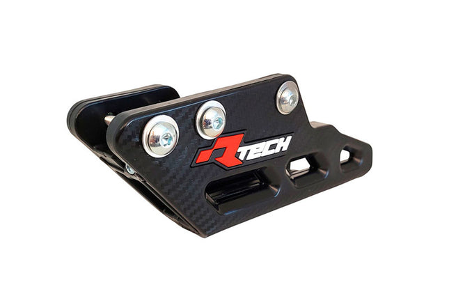 Monoblock R2.0 Worx Chain Guide, R-CRUYZFNR0023, Yamaha/fantic, Black Wear Pad
