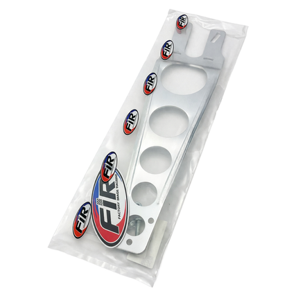 Front Fender Stay Brace Silver Alloy