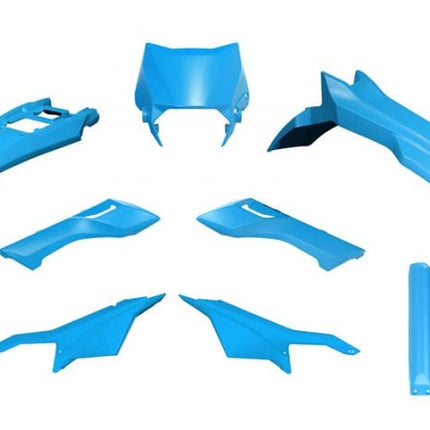 Plastic Kit 6PCS Surron Ultra Bee 23-24, Light Blue, Rtech R-KITSUR-AZ0-624