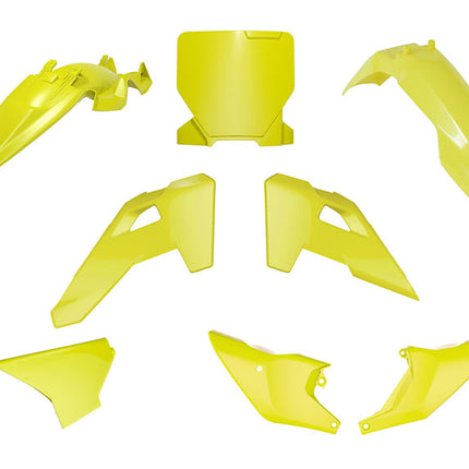 Plastic Kit 6PC Husqvarna Tc 85 2025-2026 R-tech Yellow R-KITHSQ-GQ0-885