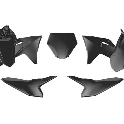 Plastic Kit 5PC Gasgas MC50 2024-2025 R-tech Black R-KITGAS-NR0-050