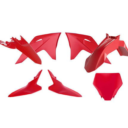 Plastic Kit 5PC Gasgas MC65 2024-2025 R-tech Red R-KITGAS-RG0-065