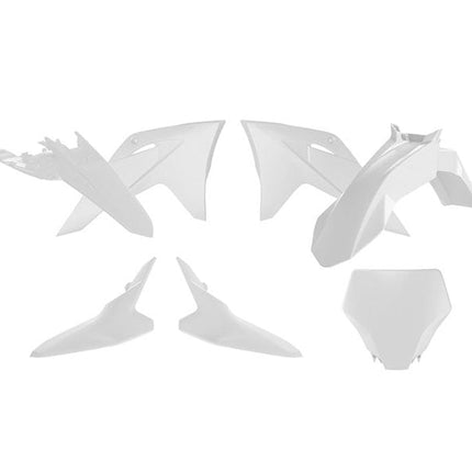 Plastic Kit 5PC Gasgas MC65 2024-2025 R-tech White R-KITGAS-BN0-065