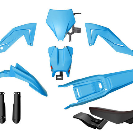 Plastic Kit 6PC Talaria Sting 4000 5500 MX4 MX5 2023-2026 R-tech Light Blue R-KITTAL-AZ0-624