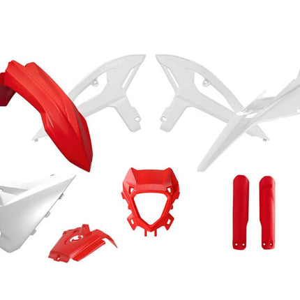 Plastic Kit Beta Factory Rr X-pro Race 2025-2026, R-tech R-KITBET-OEM-285 7 Pcs Red White