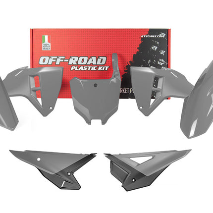 Plastic Kit 5PCS Honda CRF 250/450 2025-26, R-tech R-KITCRF-GR0-625 Quantum Grey