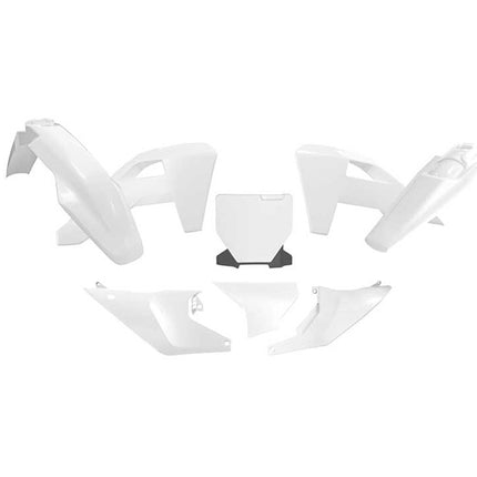 Plastic Kit 6PCS Husqvarna Tc/fc/tx/fx 2025-26, R-tech R-KITHSQ-BN0-525 White