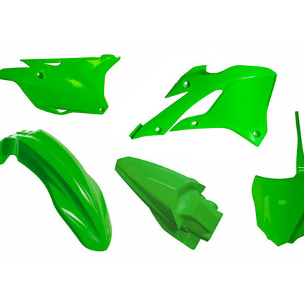 Plastic KIT/5 2022-25 KX85/112 Green OEM, Rtech R-KITKX0-VE0-585