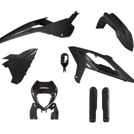 Plastic KIT/6 2023-24 Beta RR125-480 Black, Rtech R-KITBET-NR0-623