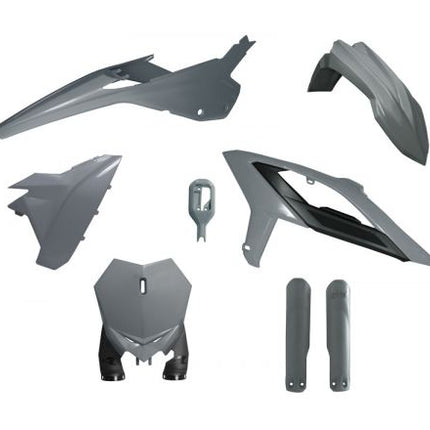 Plastic KIT/6 2024-25 Beta Rx 300-450 Quantum Grey, Rtech R-KITBET-GR0-624