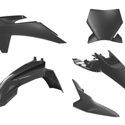 Plastic Kit 2024-2026 KTM 65 Sx Black, Rtech R-KITKTM-NR0-165