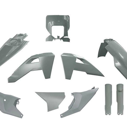 Plastic KIT/7 2026 Husqvarna Te/fe, Quantum Grey, Rtech R-KITHSQ-GR0-826