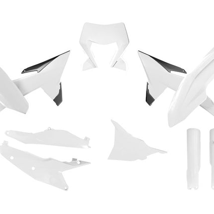 Plastic KIT/7 2026 KTM Exc, Exc-f, White/black, Rtech R-KITKTM-BN0-706