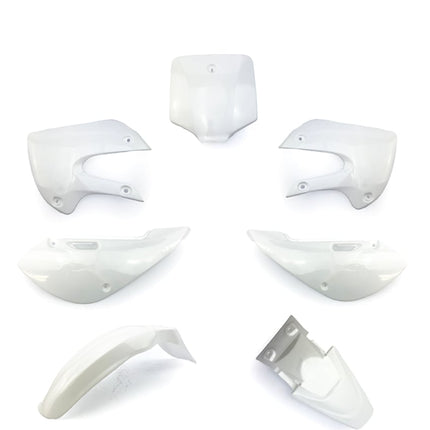 Plastic Kit Kawasaki KLX KX Suzuki Drz 65 110 White AUTC076