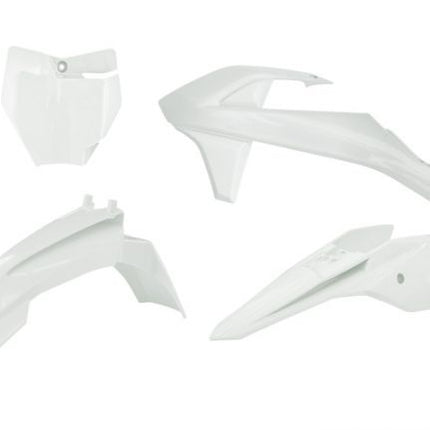 Plastic KIT/4 White, KTM 50 Sx 2016-23, Sx-e 20-24, Rtech R-KITKTM-BN0-050
