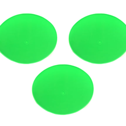 Cemoto Oval Plate Green PACK-3, C.2052, FM2052 Green
