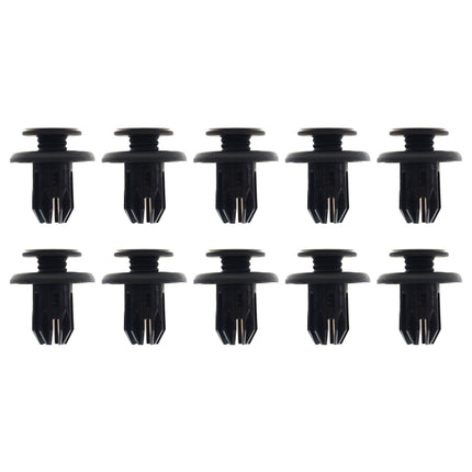 (pack Of 10) M10 Plastic Center Screw Fender Clips Rivets, 10mm x 17mm x 20mm