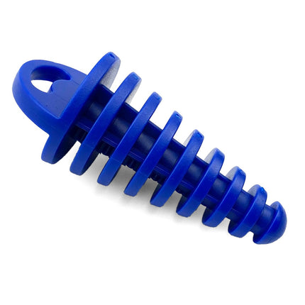 Exhaust Plug 2 Stroke - Blue Silicone