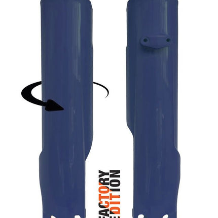 Factory Full Wrap Fork Guards 2023/2024 KTM Sx/sx-f, Husky Fc/tc, Hsq Blue, Rtech R-PSKTMBLH093