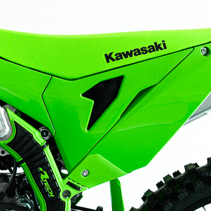 Vented Air Box Cover Kawasaki KX 250 450 R-tech White R-FIKXFBNSX25