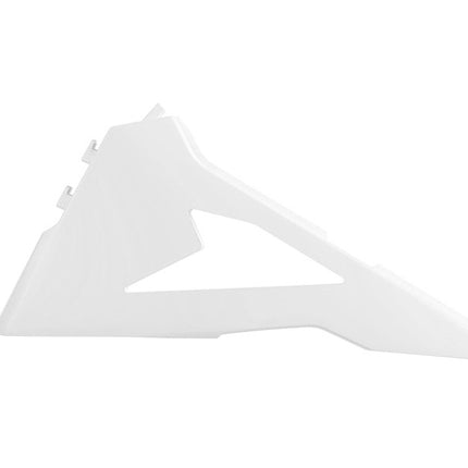 Vented Air Box Cover Kawasaki KX 250 450 R-tech White R-FIKXFBNSX25