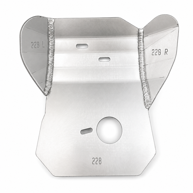 Skid Plate HD Aluminium Enduro 94-04 Kawasaki KX 250, 228 Ricochet
