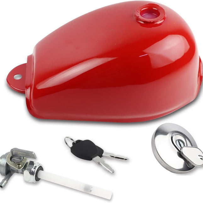 Fuel Tank Assembly Steel 79-00 Honda Monkey Z50 A J Jc Jz R Red 17520-165-000ZC