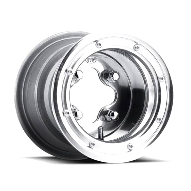 Itp Alloy Rim 10x5 4/156 3+2 A-6 Trac Lock Series Polished Wheel Bead Lock 1028616403