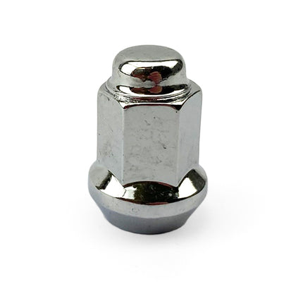 Lug Nut 3/8 Beveled Chrome, LUG3CA
