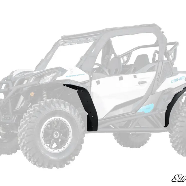 Canam Maverick Sport Low Profile Wheel Arch Fender Flares Mud Guards, Super ATV Ff-ca-mavs
