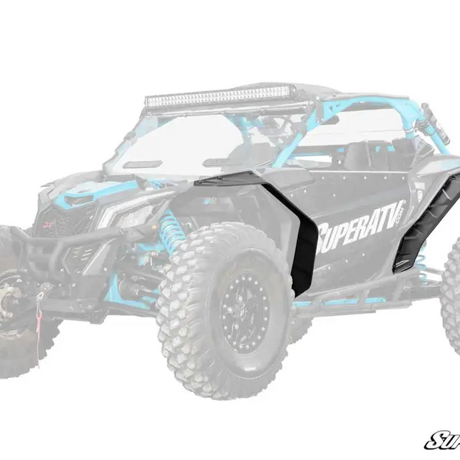 Canam Maverick X3 HD Wheel Arch Fender Flares Mud Guards, Super ATV FF-CA-X3-001