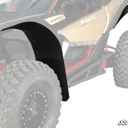 Canam Maverick X3 Low Profile Wheel Arch Fender Flares Mud Guards, Super ATV FF-CA-X3