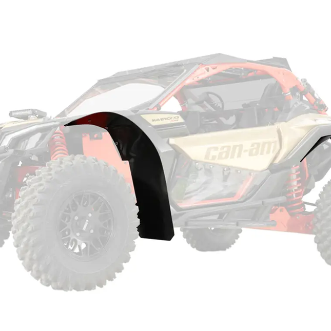 Canam Maverick X3 Low Profile Wheel Arch Fender Flares Mud Guards, Assault Industries FF-CA-X3-002