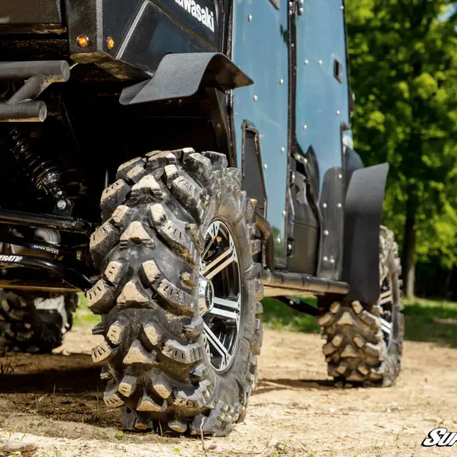 Kawasaki Mule Low Profile Wheel Arch Fender Flares Mud Guards, Super ATV Ff-k-mule-fxt